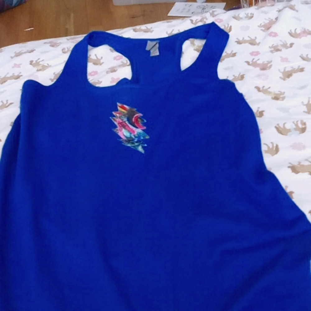 Grateful Dead tank top, blue, size small, fits like a medium